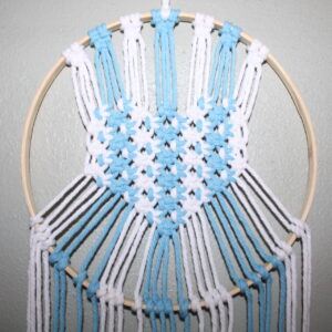 Macramé Heart Dreamcatcher | Handmade Boho Wall Decor